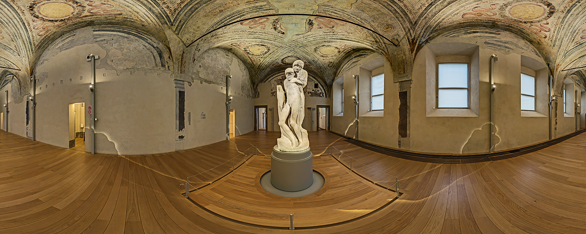 The world-famous Pietà Rondanini by Michelangelo Buonarroti