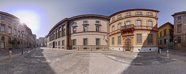 Piazza Belgioioso in Milan and Alessandro Manzoni’s home